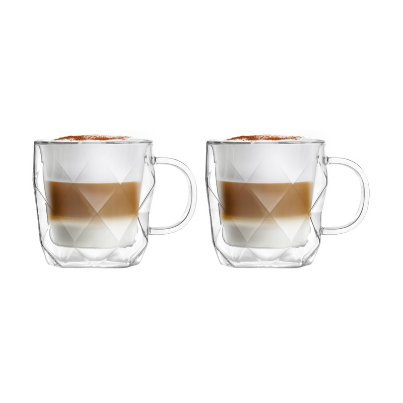 Vialli Design - Komplet 2 filiżanek Geo 330 ml
