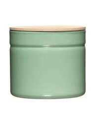 Riess - Pojemnik kuchenny z drewnianą pokrywą 1,3l Slow Green