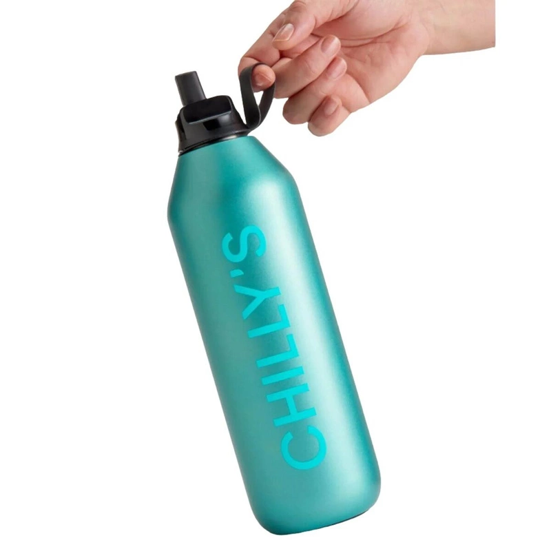 Chilly's Bottles - Butelka sportowa Chilly's | 1000 ml | Matowy metalik Atlantis