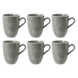 Seltmann - BEAT COLOR GLAZE Zestaw 6 kubków z uchwytem 350 ml