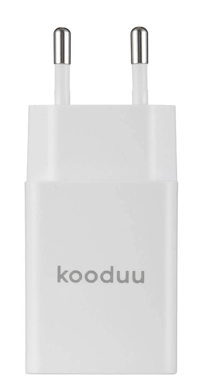 Kooduu - Ładowarka sieciowa USB - Biały