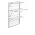 ARREDAMENTI - KARIM Naścienna suszarka na pranie - 63 x68 cm, Biały