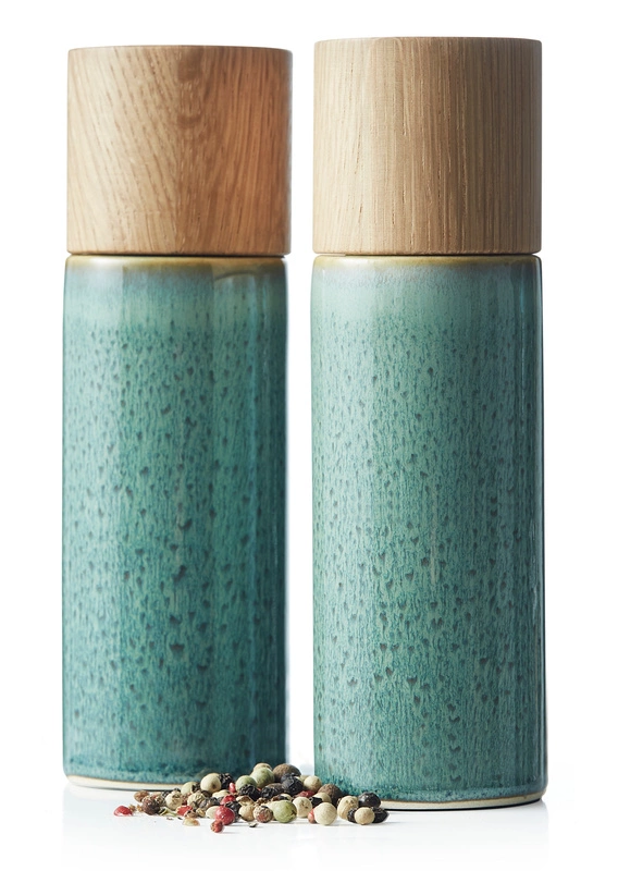 Bitz - Zestaw młynków do soli i pieprzu 17 cm Green