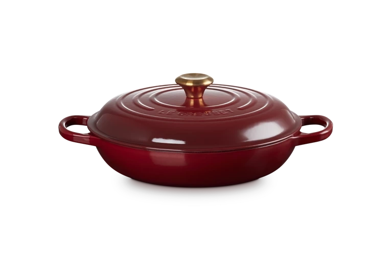 Le Creuset - garnek gourmet profesjonalny 30 cm 3,5 l garnet