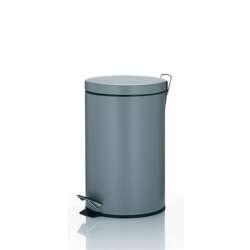 Kela - kosz otwierany pedałem, 12,0 l, szary Leandro