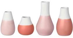 Raeder - Zestaw 4 wazoników, różowe