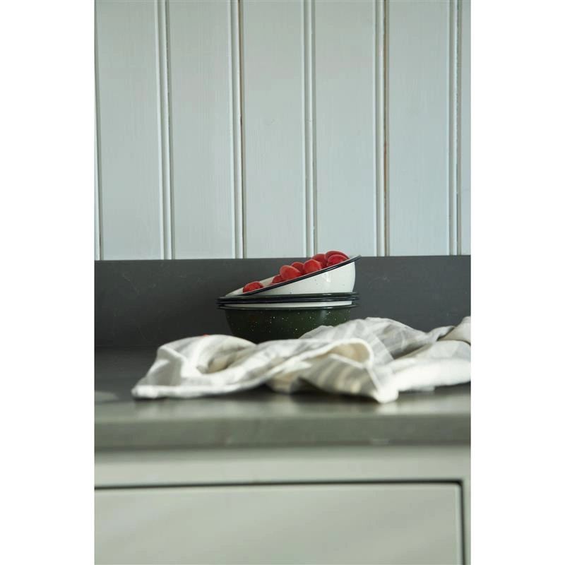 Sagaform - miska, żeliwo emaliowane, śred. 16 x 5 cm, zielona Doris