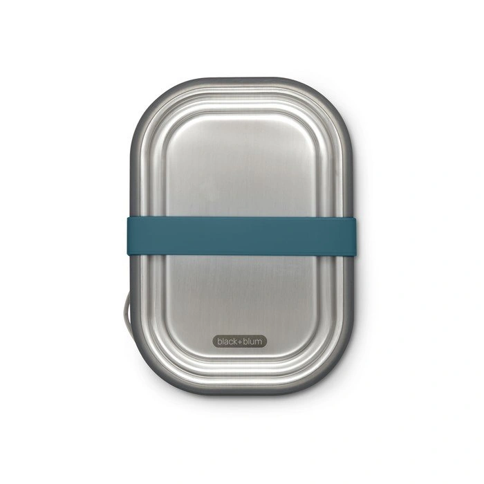 Black & Blum - Lunch box stalowy L, morski