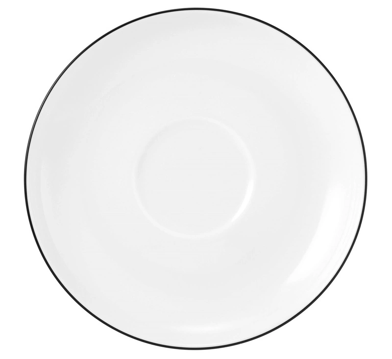 Seltmann - LIDO BLACK LINE Zestaw 6 spodków 14.5 cm