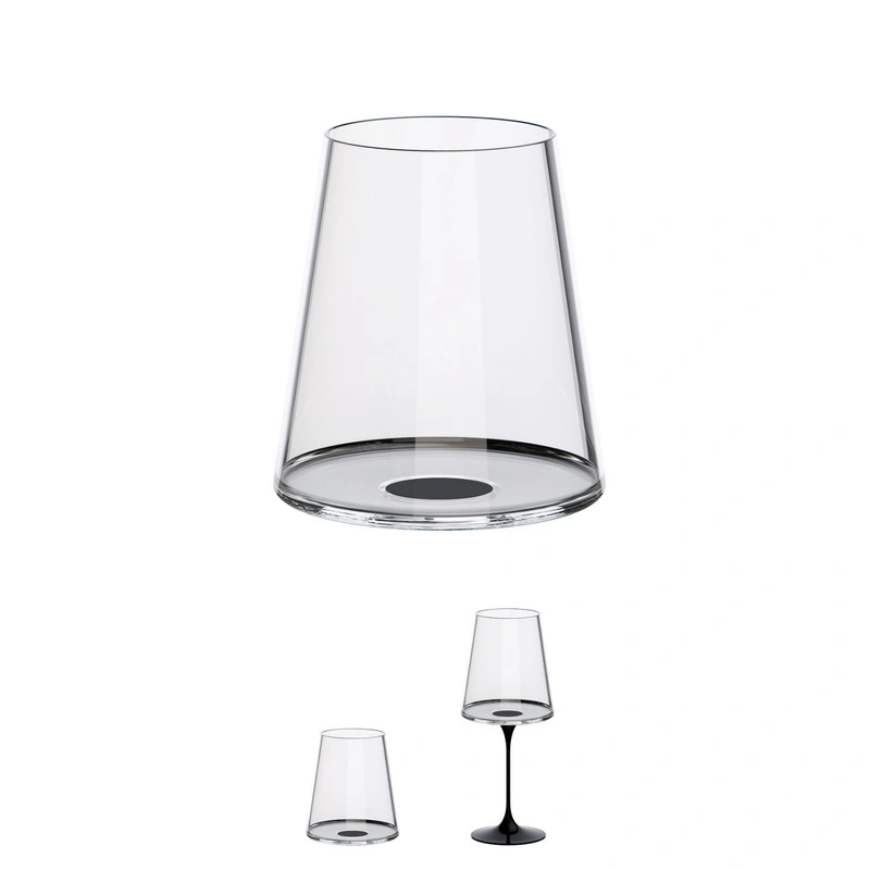 Trebonn - SplitGlass - Klieliszek do czerwonego wina czarny 2szt