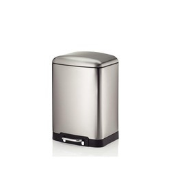 Kela - Kosz stalowy na śmieci 12 l Davino