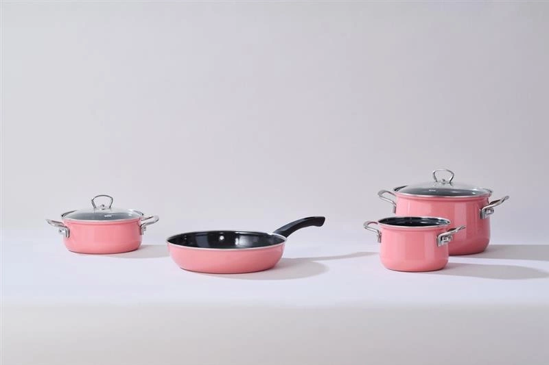 Riess - Riess- Zestaw garnków 5cz. Pink