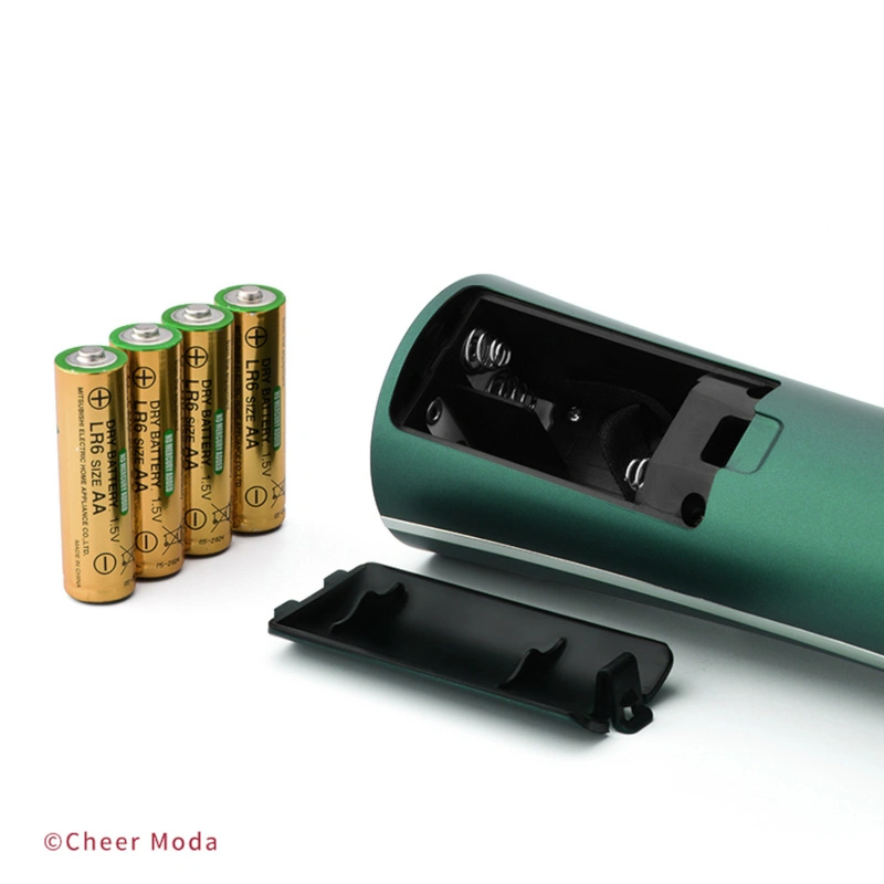 Cheer Moda - Korkociąg elektryczny Skyline zielony