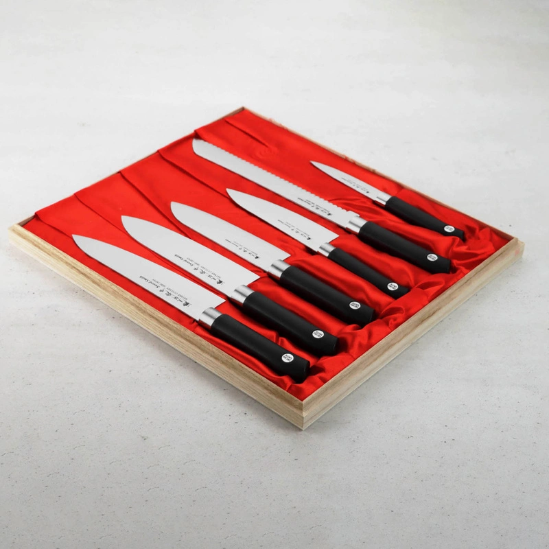 Satake - Sword Smith Zestaw 6 noży w drewnianym pudełku