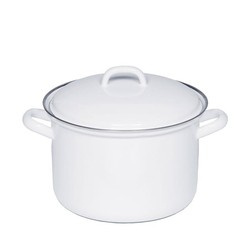 Riess - Garnek wysoki z pokrywą 3,5l 20cm Classic WEISS