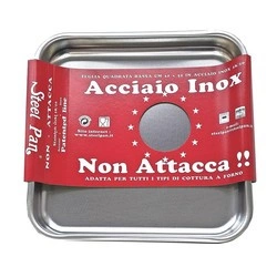 Steel Pan - Forma do pieczenia stalowa z nieprzywierającą teksturą 32x32x6 cm