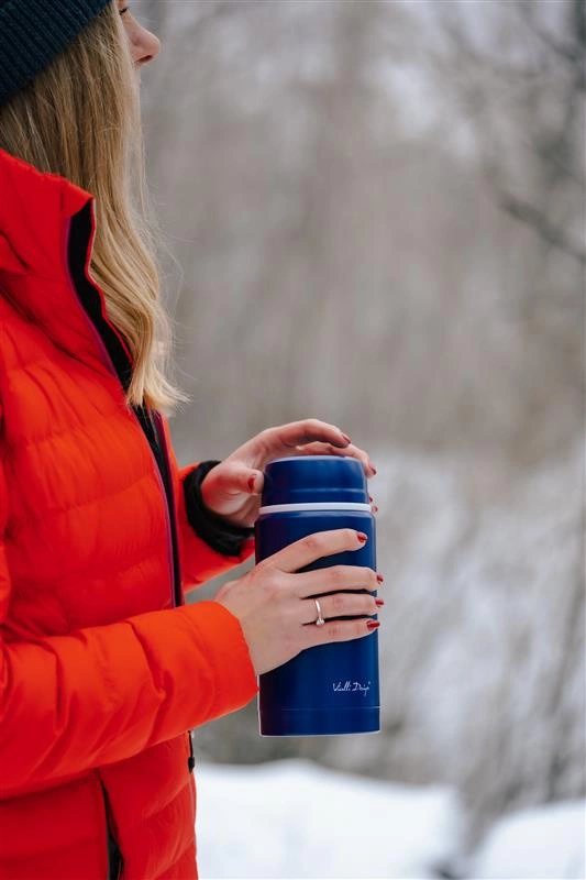 Vialli Design - Termos obiadowy 750ml FUORI granatowy