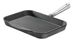 Skeppshult - Patelnia grillowa prostokątna, stalowa rączka