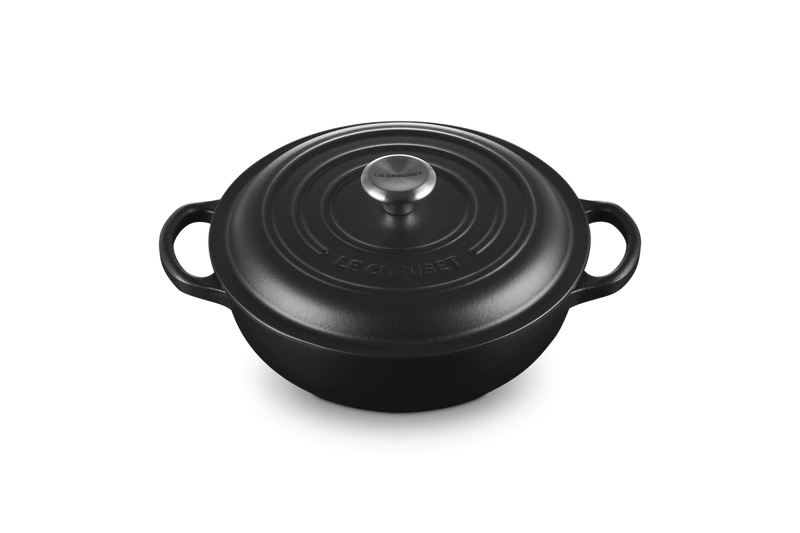 Le Creuset - garnek żeliwny do gulaszu 2,2 l 22 cm czarny