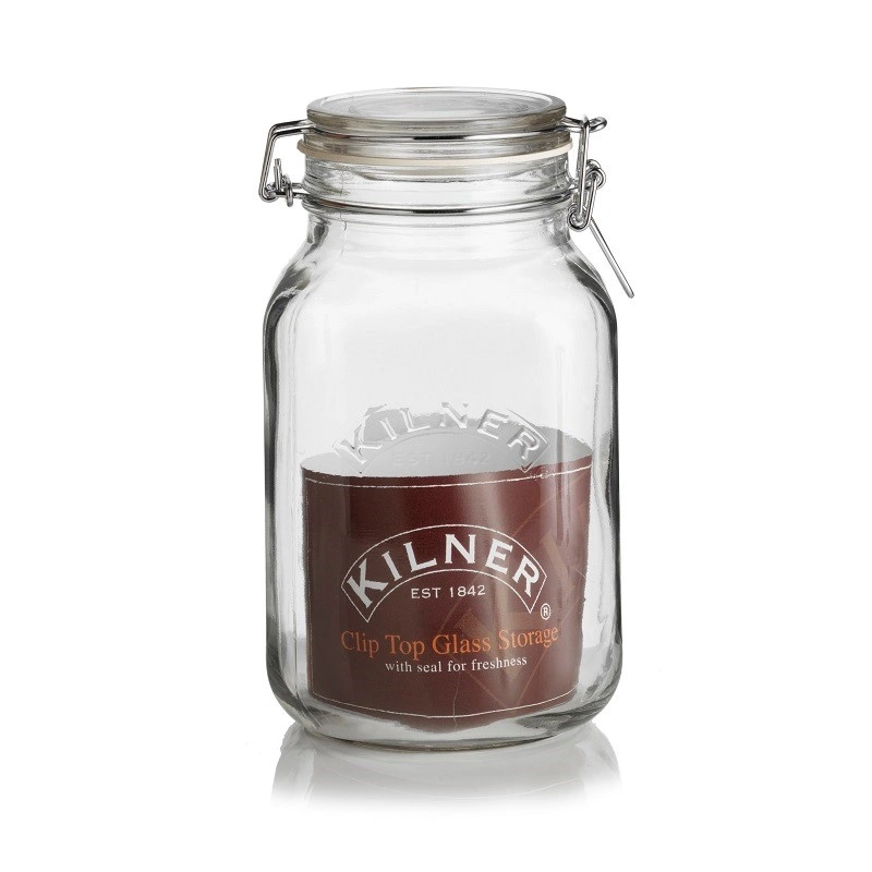 Kilner - Słoik 2l, Square Clip Top Jar