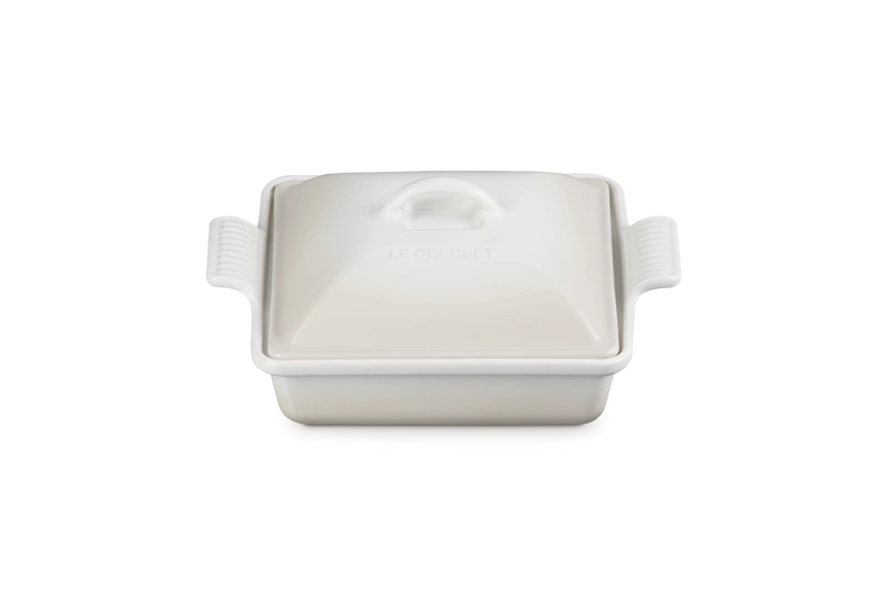 Le Creuset - Kwadratowa Forma z Pokrywką 23 cm Meringue