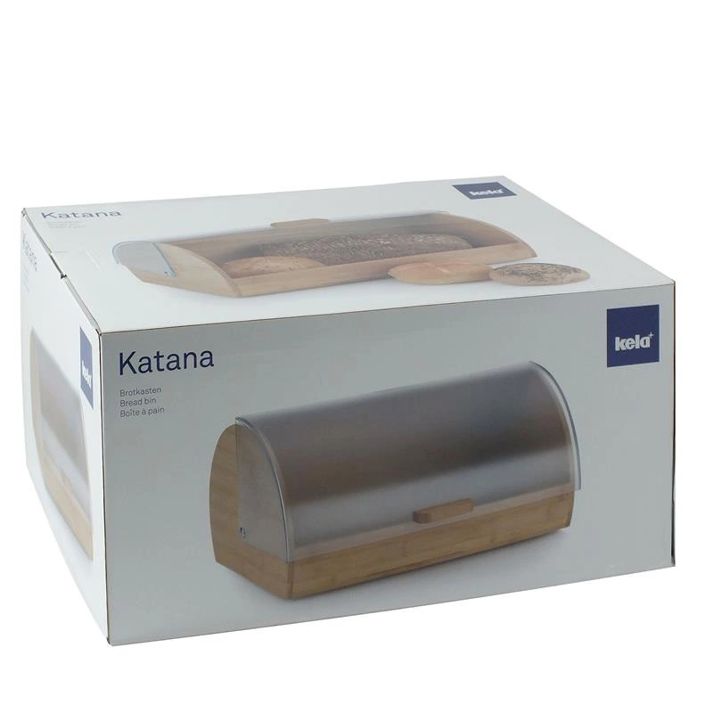 Kela - Chlebak 39x25x19cm bambus PP Katana