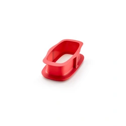 Lékué - Forma silikonowa z ceramicznym dnem 24 cm, czerwona