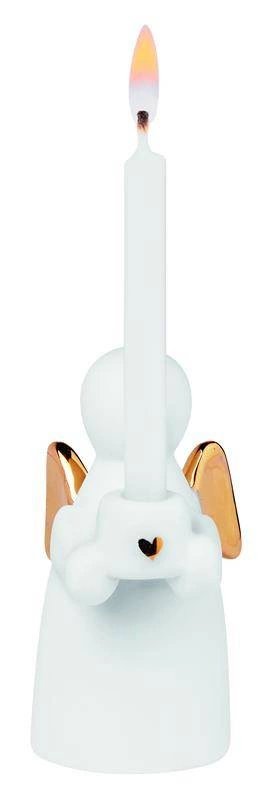 Raeder - Świecznik Anioł Stróż, złoty