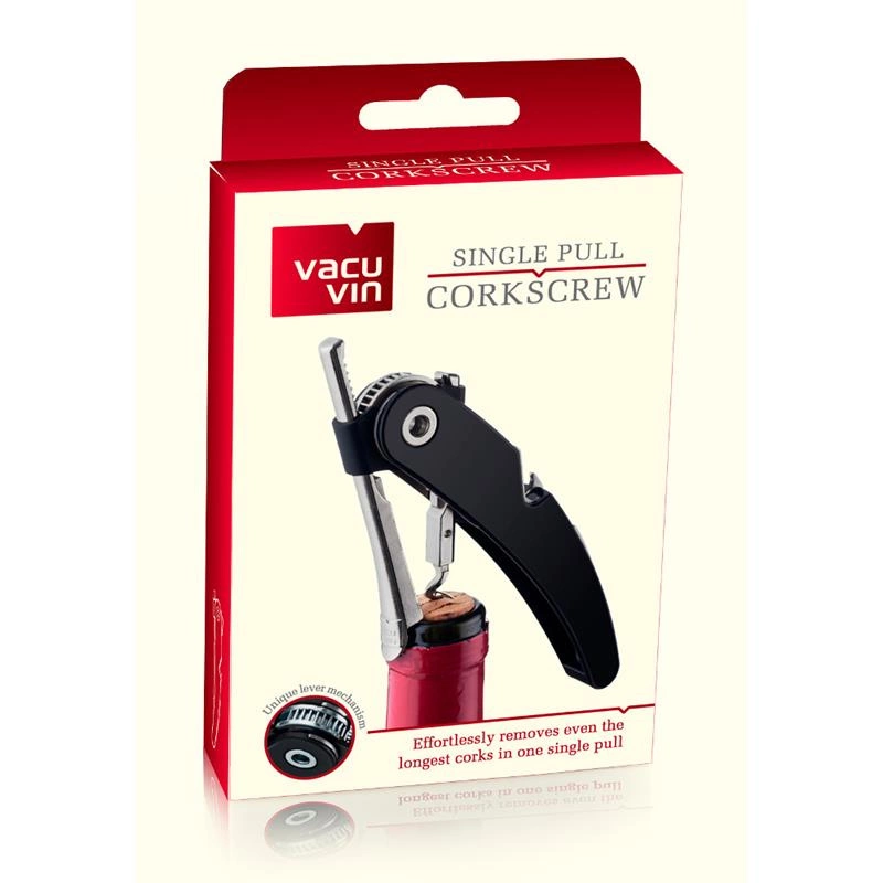 VACU VIN - Korkociąg Vacu Vin, czarnyczarny