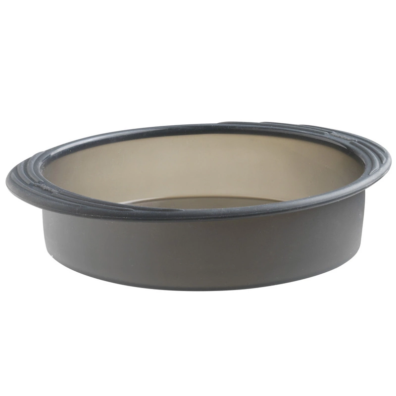 Mastrad - SILIKONOWE FORMY OKRĄGŁE DO CIASTA 3 CZĘŚCIgrafitowy