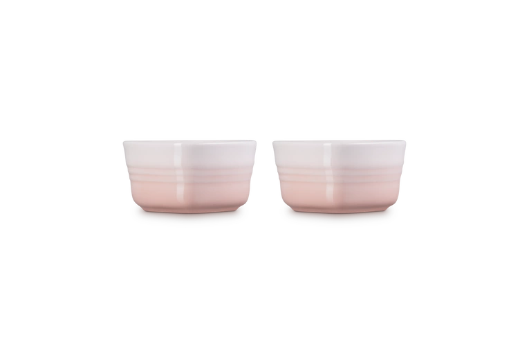 Le Creuset - Zestaw 2 Foremek Serce 300 ml Shell Pink