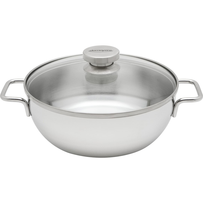 Demeyere - patelnia głęboka 2H z pokrywką 28 cm Apollo