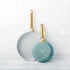 GreenPan - Patelnie ceramiczne PADOVA Sky Blue 20 + 28 cm
