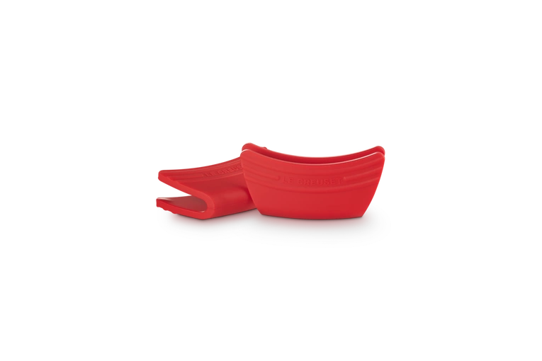 Le Creuset - uchwyty silikonowe wiśniowe 2 szt