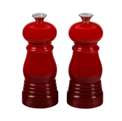 Le Creuset - zestaw młynków do soli i pieprzu 12,5 cm wiśnowy