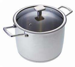 Moneta - Garnek wysoki z pokrywką 8 l 24 cm Accordo indukcj