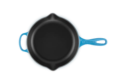 Le Creuset - patelnia Signature niska żeliwna 23 cm Lazur