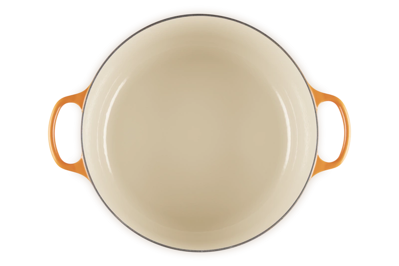 Le Creuset brytfanna żeliwna emaliowana Signature okrągła 34 cm 12 l płomienna