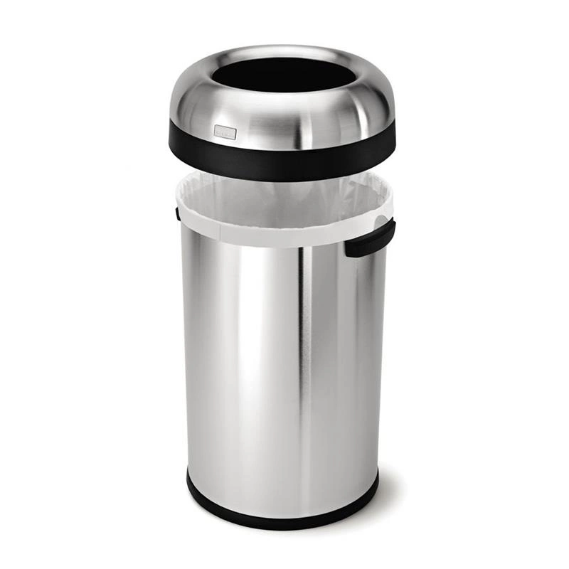 Simple Human - kosz na śmieci 80 l Bullet Open stal FPP