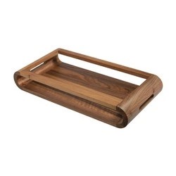 Artelegno - dwustronna taca z drewna orzechowego 21 x 43 cm VASD