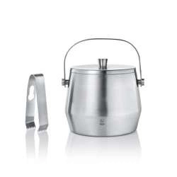 Leopold vienna - Wiaderko do lodu 1L ze szczypcami - stal matowa