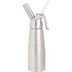 Mastrad - Syfon do spieniania zimnych i gorących musów (0,5 litra)inox