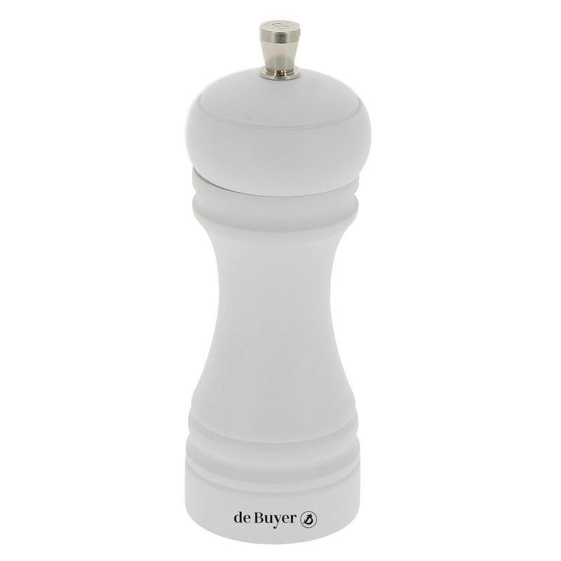 de Buyer - JAVA Młynek do soli 14 cm biały matowy