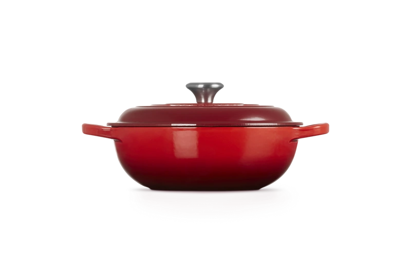 Le Creuset - garnek żeliwny do gulaszu 2,2 l 22 cm wiśniowy