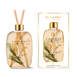Cocodor - Dyfuzor zapachowy z patyczkami Herbarium 220 ml Deep Musk