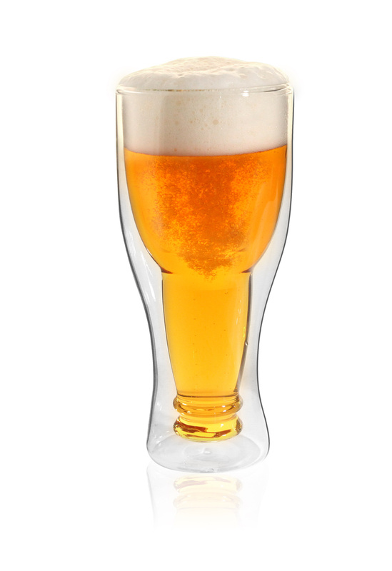 Vialli Design - Szklanka do piwa  z podwójną ścianką Amo 350 ml
