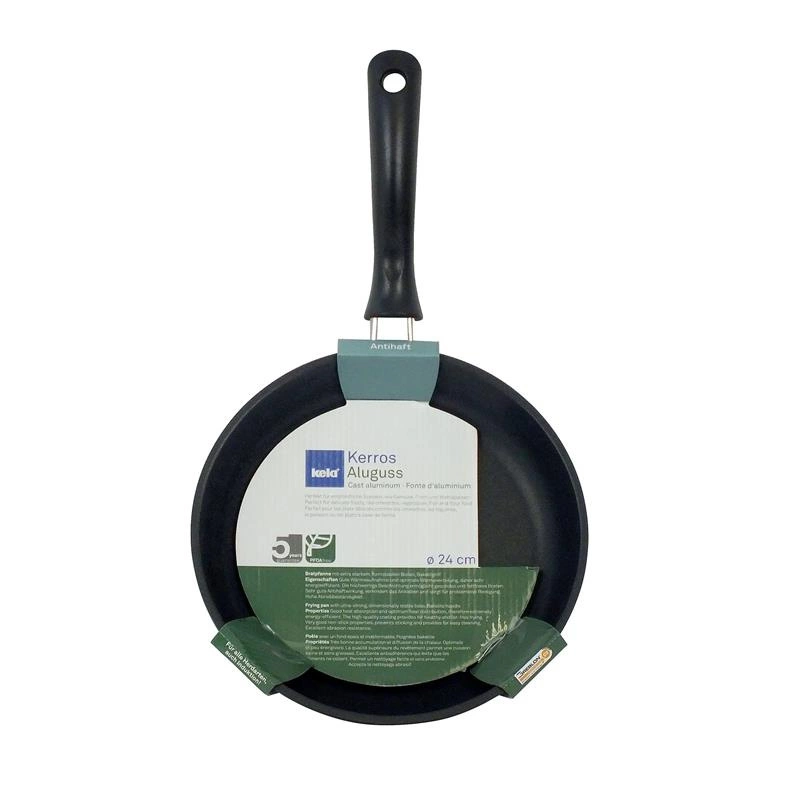 Kela - Patelnia 24cm czarna Kerros