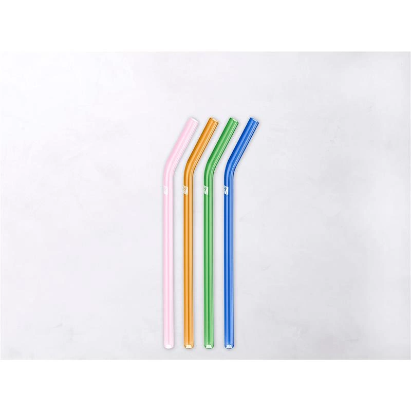 Zwilling - zestaw 4 słomek zakrzywionych kolorowe Sorrento