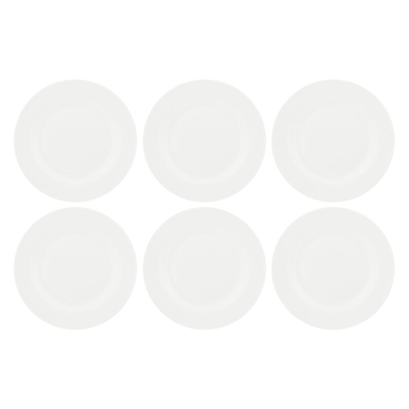 La Porcellana Bianca - zestaw 6 talerzy obiadowych z rantem 27 cm Essenziale