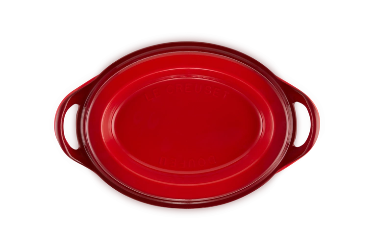 Le Creuset - brytfanna żeliwna Doufeu owalna 32 cm 7,2 l wiśniowy